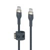 כבל טעינה וסנכרון USB-C ל-USB-C קלוע 2 מ’ BOOST↑CHARGE