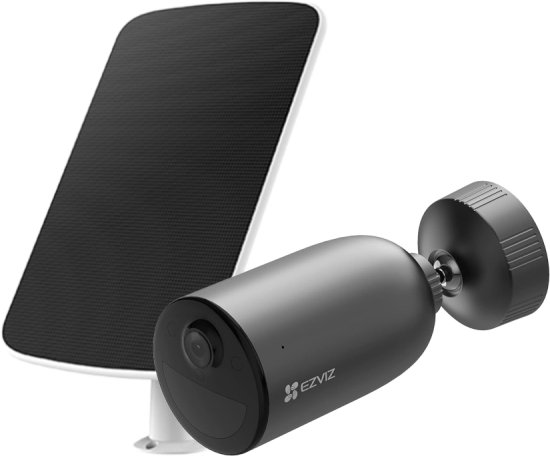 מצלמת אבטחה חיצונית אלחוטית חכמה עם סוללה Ezviz EB3 2K + פאנל סולארי 