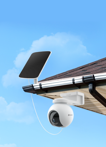 פאנל סולארי למצלמות אבטחה נטענות Ezviz Solar Panel-E - שנה אחריות ע