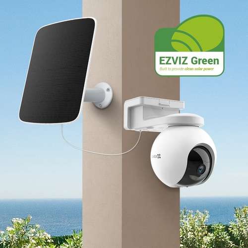 פאנל סולארי למצלמות אבטחה נטענות Ezviz Solar Panel-E - שנה אחריות ע
