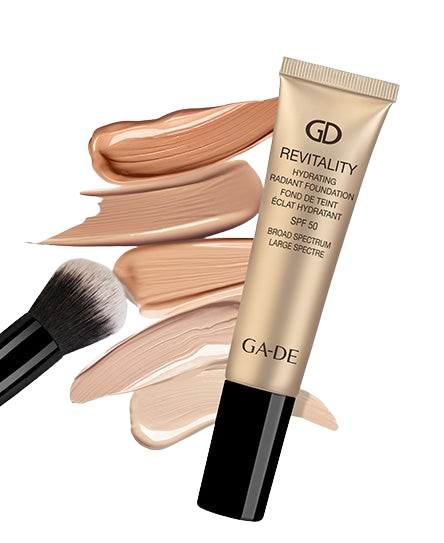 Gade Revitality Hydrating Radiant Foundation גייד רוויטליטי מייקאפ מייק אפ SPF 50