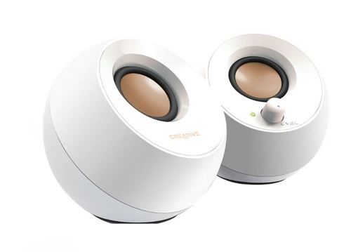 רמקולים למחשב  Creative Pebble White