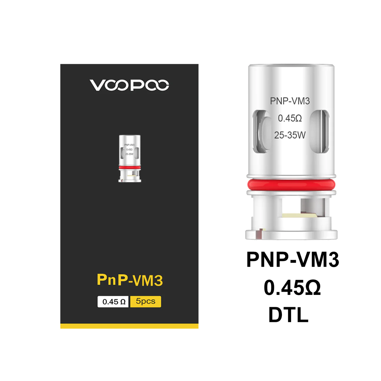 voopoo PNP VM3 COILS 0.45 (5PCS)