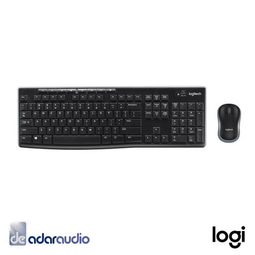 סט מקלדת ועכבר אלחוטית LOGITECH MK270 