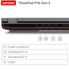 מחשב נייד Lenovo ThinkPad P16 Gen2 16"-2K-i7-32GB-1TB-RTX3500