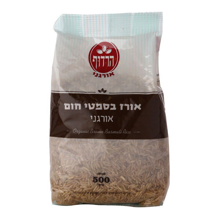 אורז בסמטי מלא אורגני, 500 גרם 