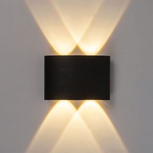 צמוד קיר 4W UP/DOWN SKIP IP54-אור צהוב semicom