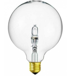 נורת גלוב הלוגן שקוף 75W קוטר 125 ACTEC