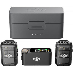מיקרופון אלחוטי זוגי DJI Mic 2 Wireless (2.4 GHz) יבואן רשמי