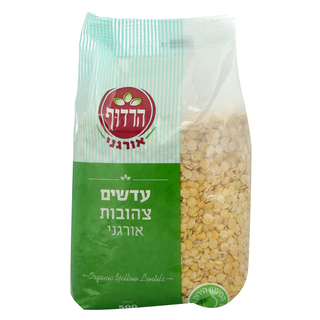 עדשים צהובות אורגני, 500 גרם
