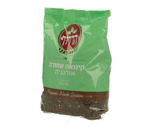 קינואה שחורה אורגנית, 500 גרם