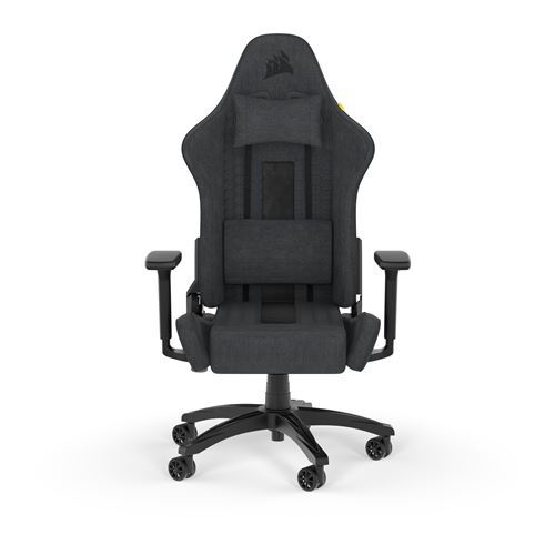 כיסא גיימינג בד אפור שחור CORSAIR TC100