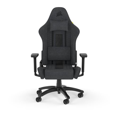 כיסא גיימינג בד אפור שחור CORSAIR TC100
