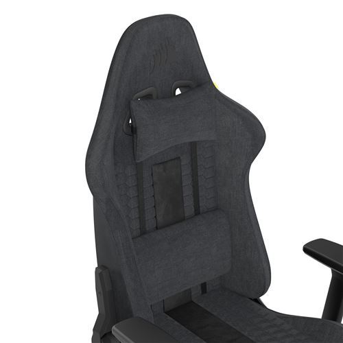 כיסא גיימינג בד אפור שחור CORSAIR TC100
