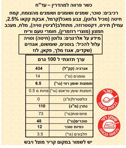 גליליות שוקולד קצרות 22 יחידות