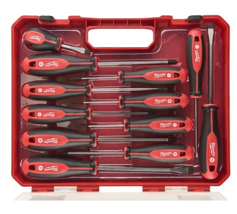 סט של 12 מברגי TRI LOBE איכותיים MILWAUKEE