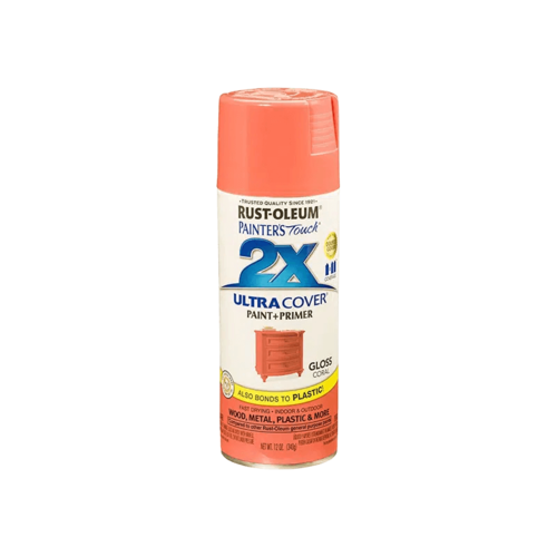 ספריי צבע 2X ורוד קורל מבריק Gloss Coral
