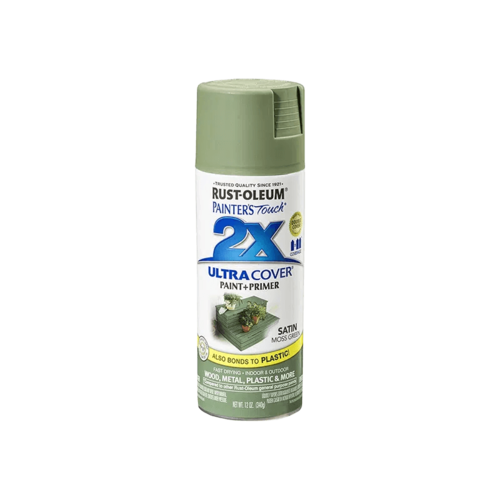ספריי צבע 2X  ירוק אזוב משי SATIN MOSS GREEN