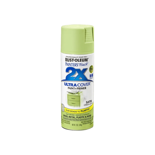 ספריי צבע 2X ירוק תפוח משי SATIN GREEN APPLE