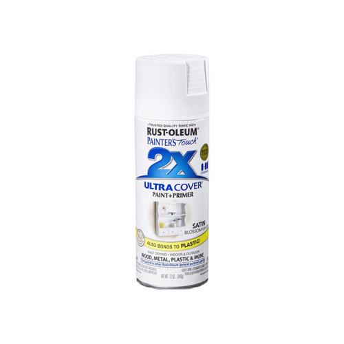 ספריי צבע 2X לבן פנינה SATIN BLOSSOM WHITE