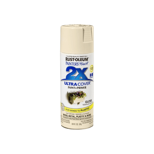 ספריי צבע 2X קרם מבריק GLOSS NAVAJO WHITE