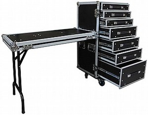 קייס עם 7 מגירות ושולחן מתקפל Speed Case C-7 Drawers