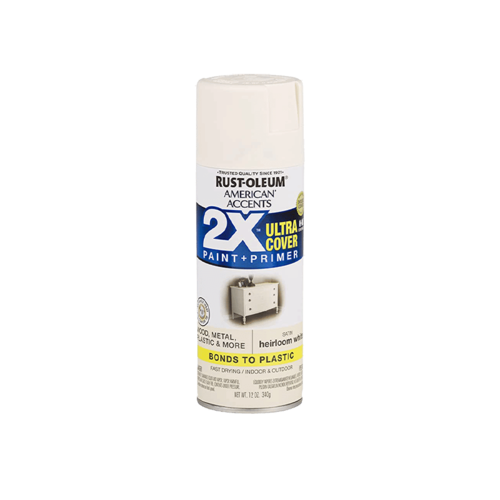 ספריי צבע 2X שמנת משי SATIN HEIRLOOM WHITE
