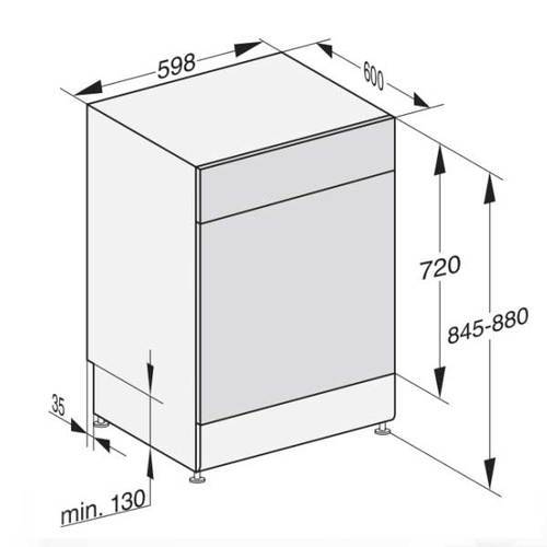 מדיח כלים רחב 14 מע' Miele G5110 SCW לבן מילה