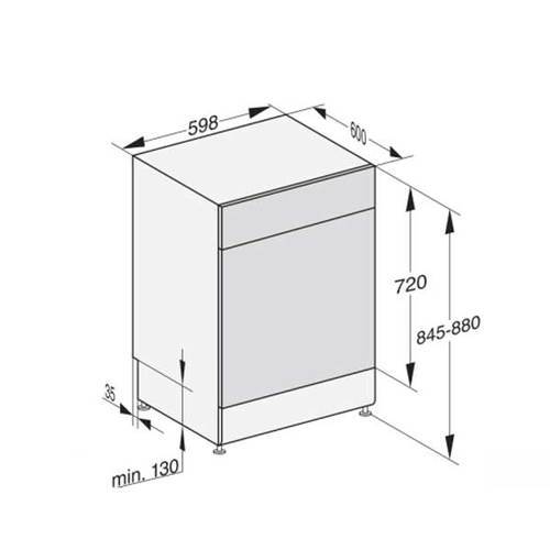 מדיח כלים רחב 13 מע' Miele G5110 CLST נירוסטה מילה