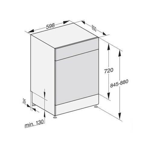 מדיח כלים רחב 14 מע' Miele G5110 SC CLST נירוסטה מילה