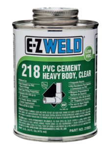 דבק סמיך לצנרת ez weld 218 - PVC