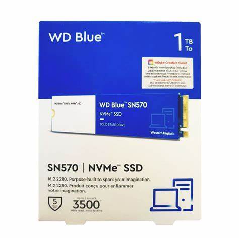דיסק NVME 1TB WD BLUE 3500/3000 SN570