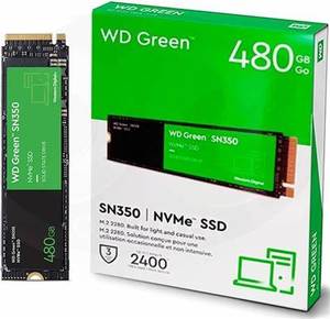 דיסק SSD NVME WD 480GB GREEN SN350 2400/1650