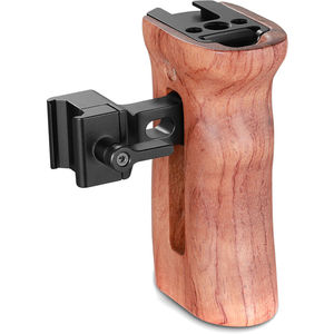ידית אחיזה מעץ עם חיבור NATO לכלוב SmallRig 2187B