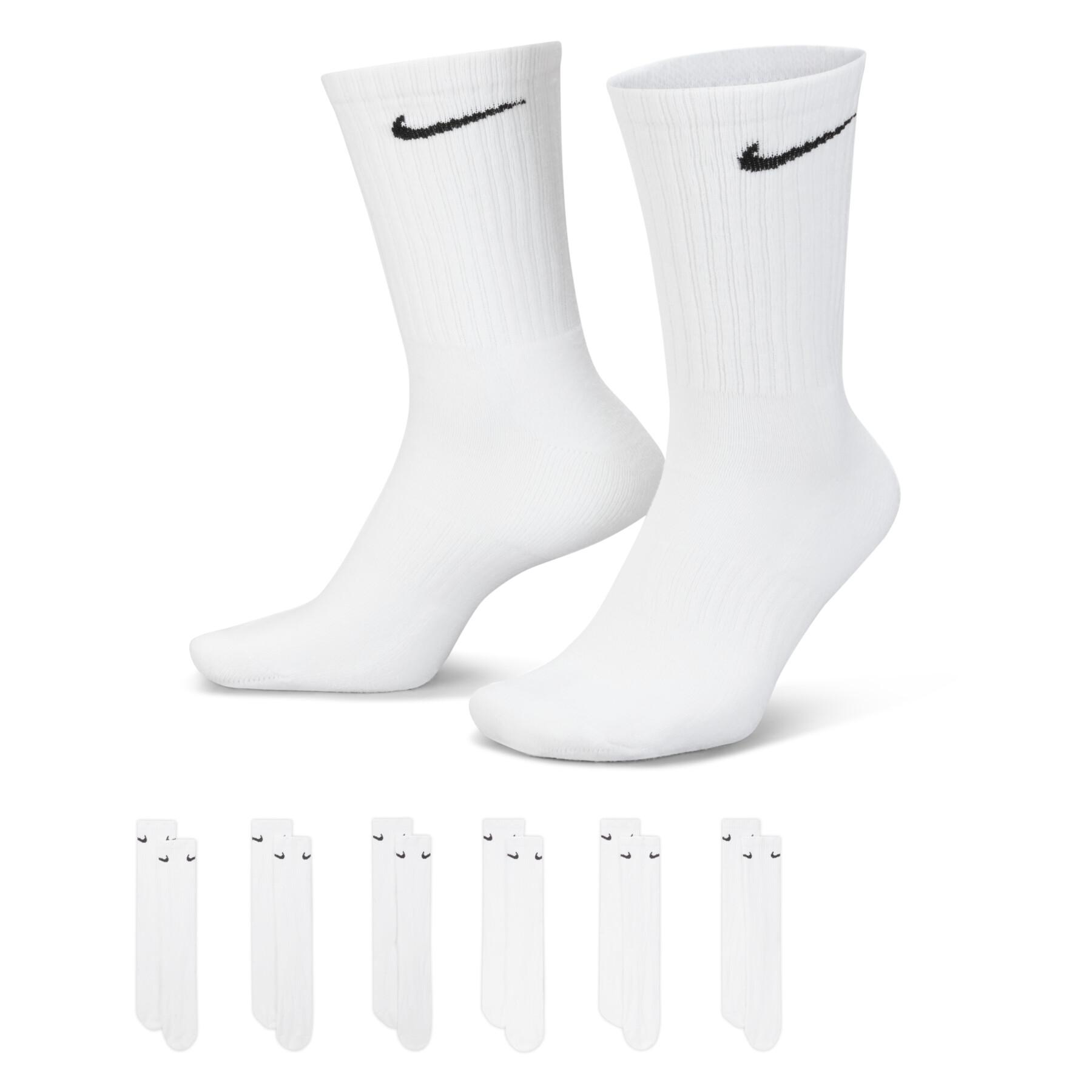 גרבי נייק  Nike Everyday Cushioned Training Crew Socks | שישייה