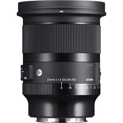 עדשת Sigma 20mm f/1.4 DG DN Art לסוני