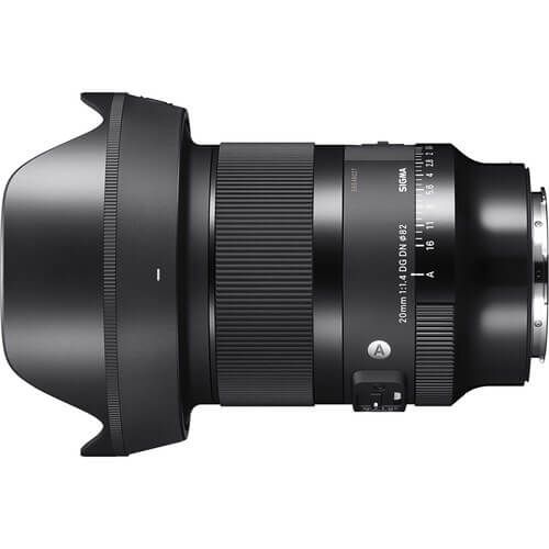עדשת Sigma 20mm f/1.4 DG DN Art לסוני