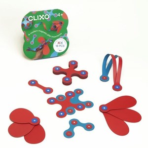 CLIXO טורקיז פלמינגו 18 חלקים מגיל 4