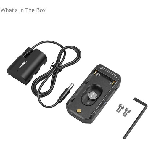 SmallRig L-Series/NP-F Battery Adapter Plate with LP-E6NH Dummy Battery Kit 4340