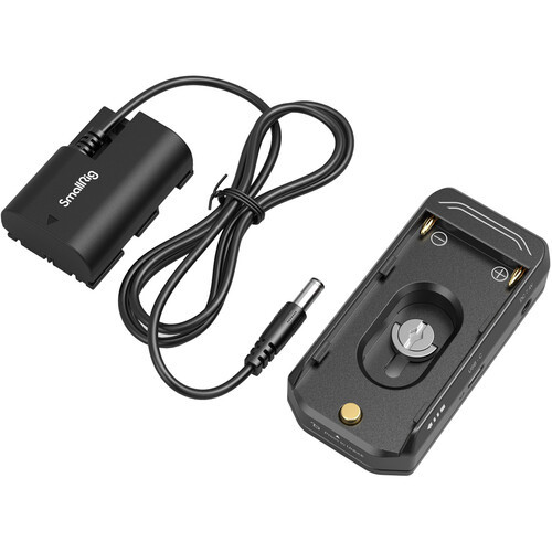 SmallRig L-Series/NP-F Battery Adapter Plate with LP-E6NH Dummy Battery Kit 4340