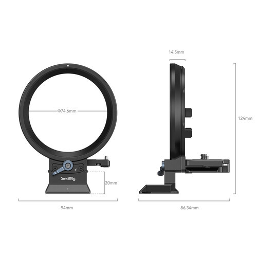  4300 SmallRig Rotatable Horizontal-to-Vertical Mount Plate Kit for Select Canon R-Series Cameras