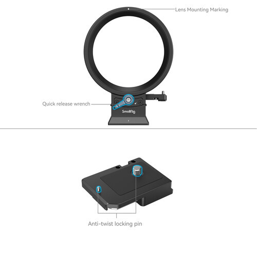  4300 SmallRig Rotatable Horizontal-to-Vertical Mount Plate Kit for Select Canon R-Series Cameras