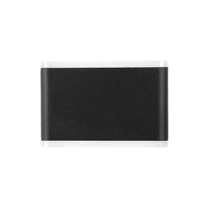 מנורת קיר ויטו Up&Down 2X6W שחור IP54 semicom
