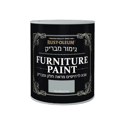 צבע לרהיטים בגימור מבריק mineral grey