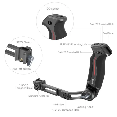 ידית אחיזה לגימבל SmallRig DJI RS 2 / RS 3