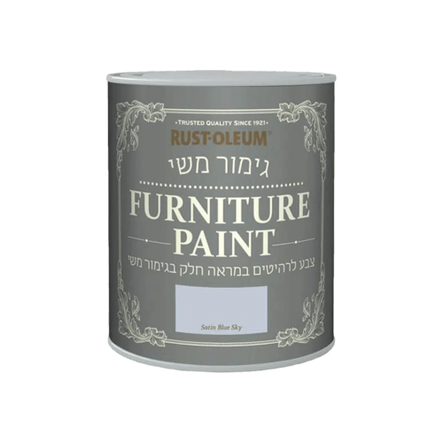 צבע לרהיטים בגימור משי blue sky