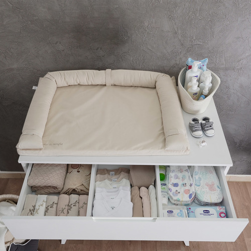 שידת אחסנה דייניז קלואי לבן קלאסי – לבן  100 cm