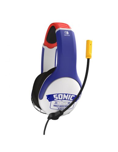 אוזניות גיימינג REALMz Wired Switch Headset: Sonic Go Fast