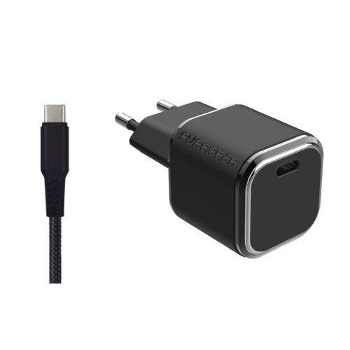 ראש מטען לבית 35W בטכנולוגיית GanII + כבל Type-C Pure-gear