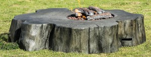 מחמם שולחני FIRE PIT דמוי גזע עץ דגם TM170623